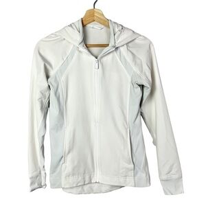 Lululemon White Full Front Zip Athletic Jacket 2